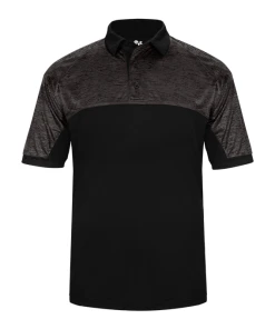 Badger Mens Tonal Blend Performance Polo Tee
