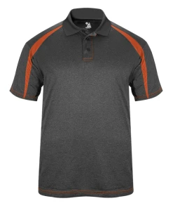 Badger Mens Fusion Polo Short Sleeve T-Shirt