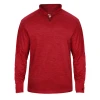 Badger Youth Tonal Blend Quarter-Zip Pullover Jacket