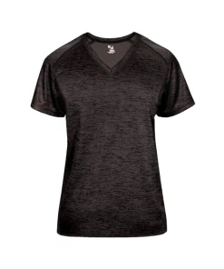 Badger Womens Tonal Blend V-Neck Tee