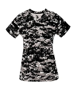 Badger Womens V-Neck Short Sleeve Digital Tee