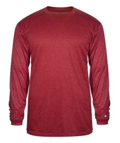 Badger Womens Pro Heather Performance Long Sleeve Tee