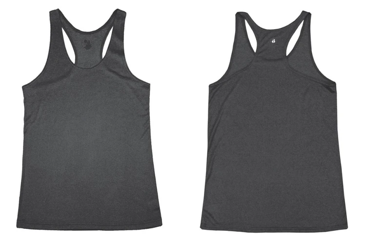 Badger Ladies Pro Heather Racerback Tank