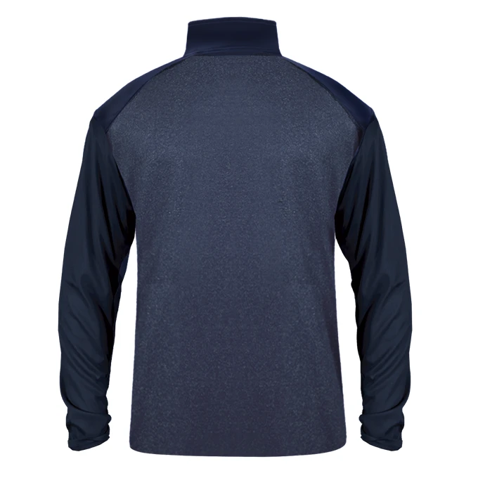 Badger Sport Heather Tonal 1/4 Zip Pullover Jacket - Image 3
