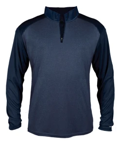 Badger Sport Heather Tonal 1/4 Zip Pullover Jacket
