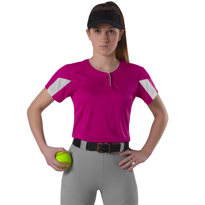 Alleson Womens Striker Placket Jersey