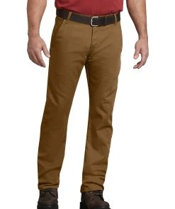 Dickies Mens FLEX Regular Fit Straight Leg Tough Max Duck Carpenter Pants