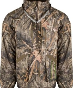 Drake Mens Refuge 3.0 Fleece-Lined 1/4 Zip Jacket