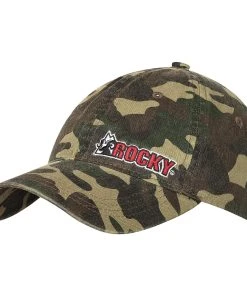 Rocky Mens Ball Cap Camo Flex Fit Hat