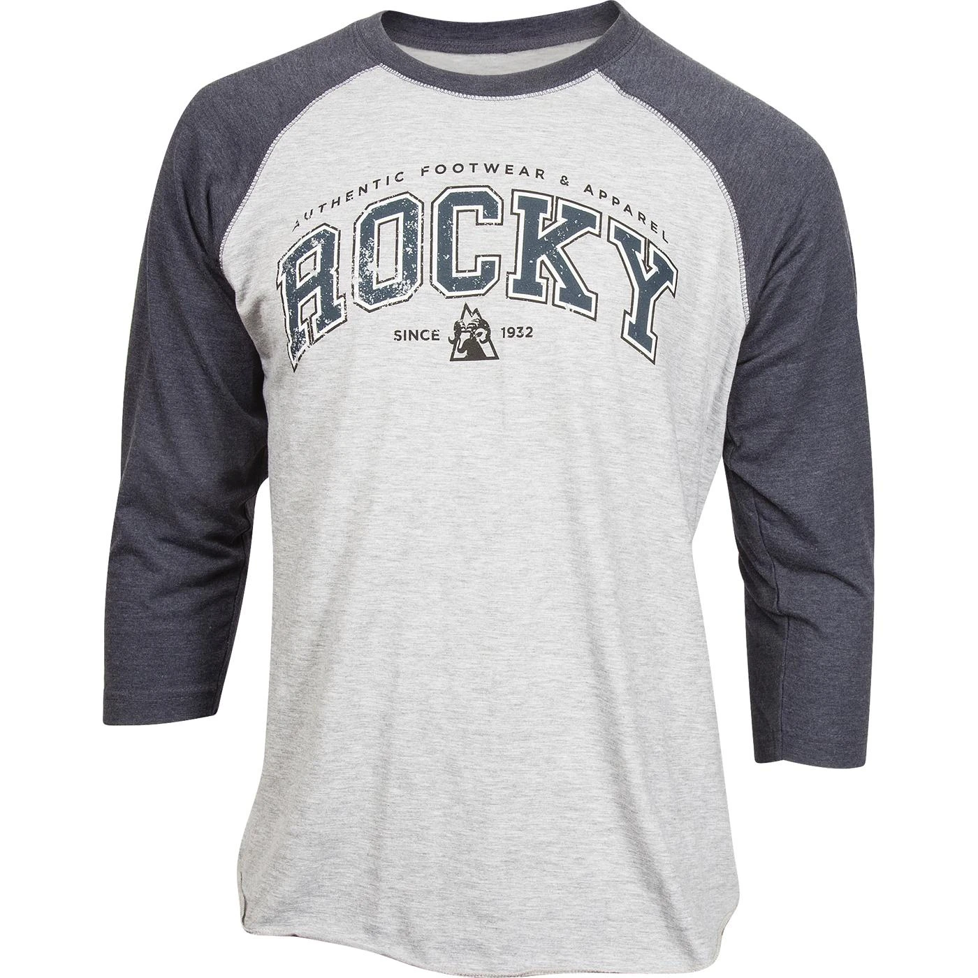 Rocky Mens Vintage Look Raglan Tee