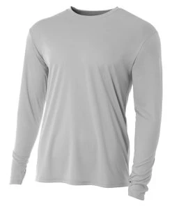 A4 Mens Cooling Performance Long Sleeve Volleyball Crew