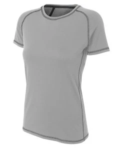 A4 Womens Raglan With Flatlock Stitching Volleyball Top