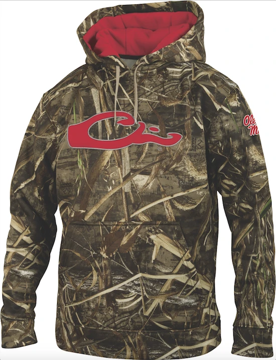 Drake Ole Miss Camo Collegiate Hoodie