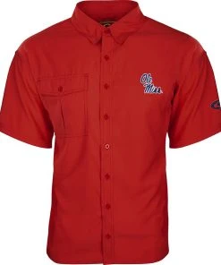 Drake Ole Miss S/S Flyweight Shirt