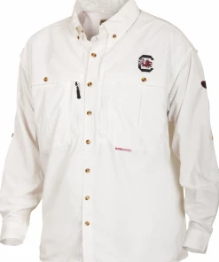 Drake South Carolina Cotton Wingshooter's Shirt Long Sleeve