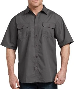 Dickies Mens Icon Relaxed Fit Ripstop Shirt
