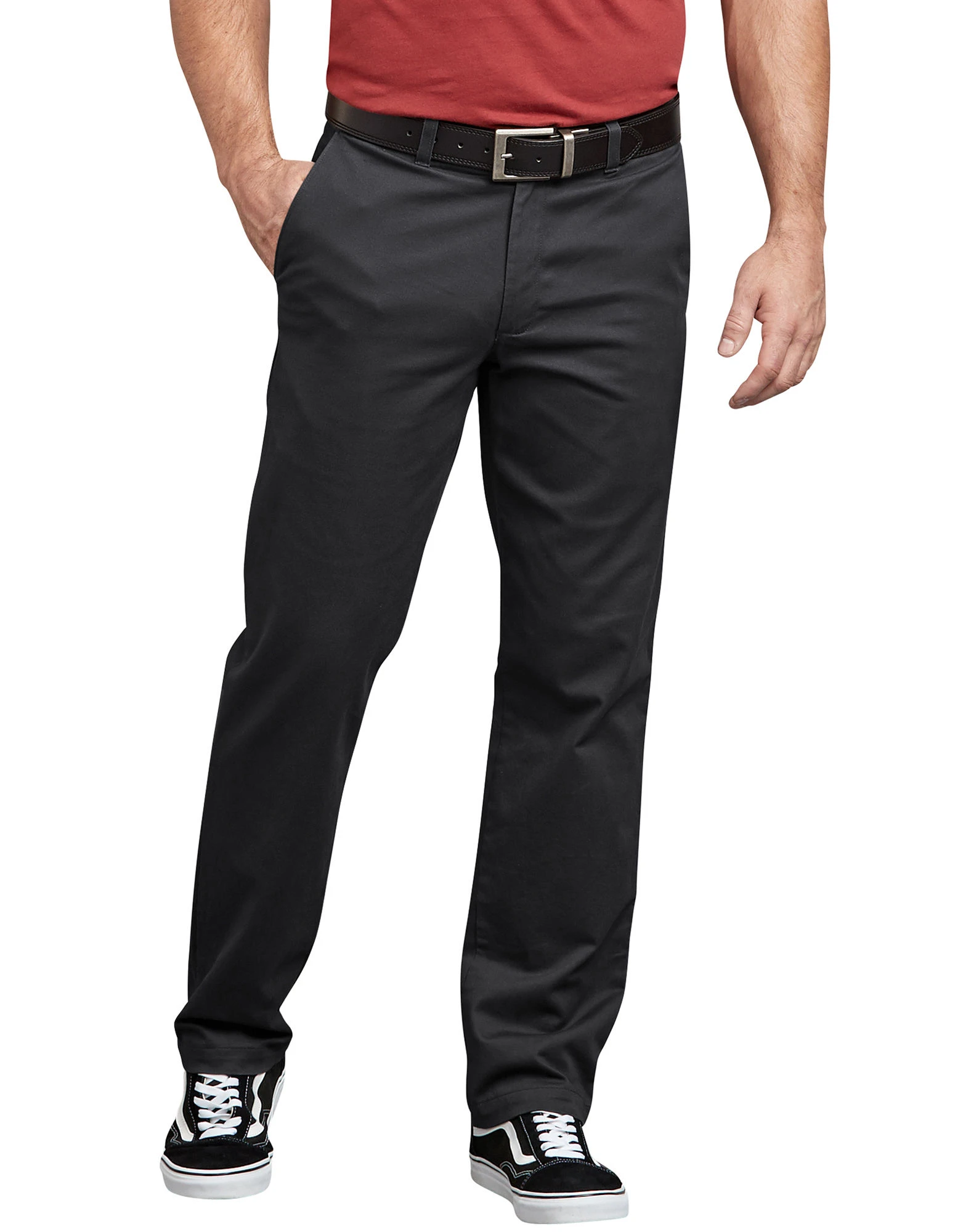 Dickies Mens X-Series Active Waist Washed Chino Pants