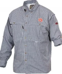 Drake Auburn Plaid Wingshooter's Shirt Long Sleeve