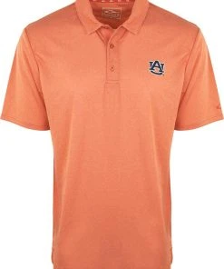 Drake Auburn Vintage Heathered Polo