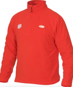 Drake Clemson Camp Fleece 1/4 Zip Pullover