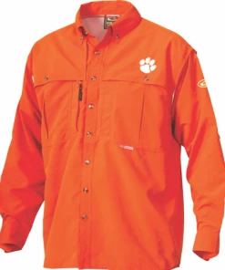 Drake Clemson Wingshooter's Shirt Long Sleeve